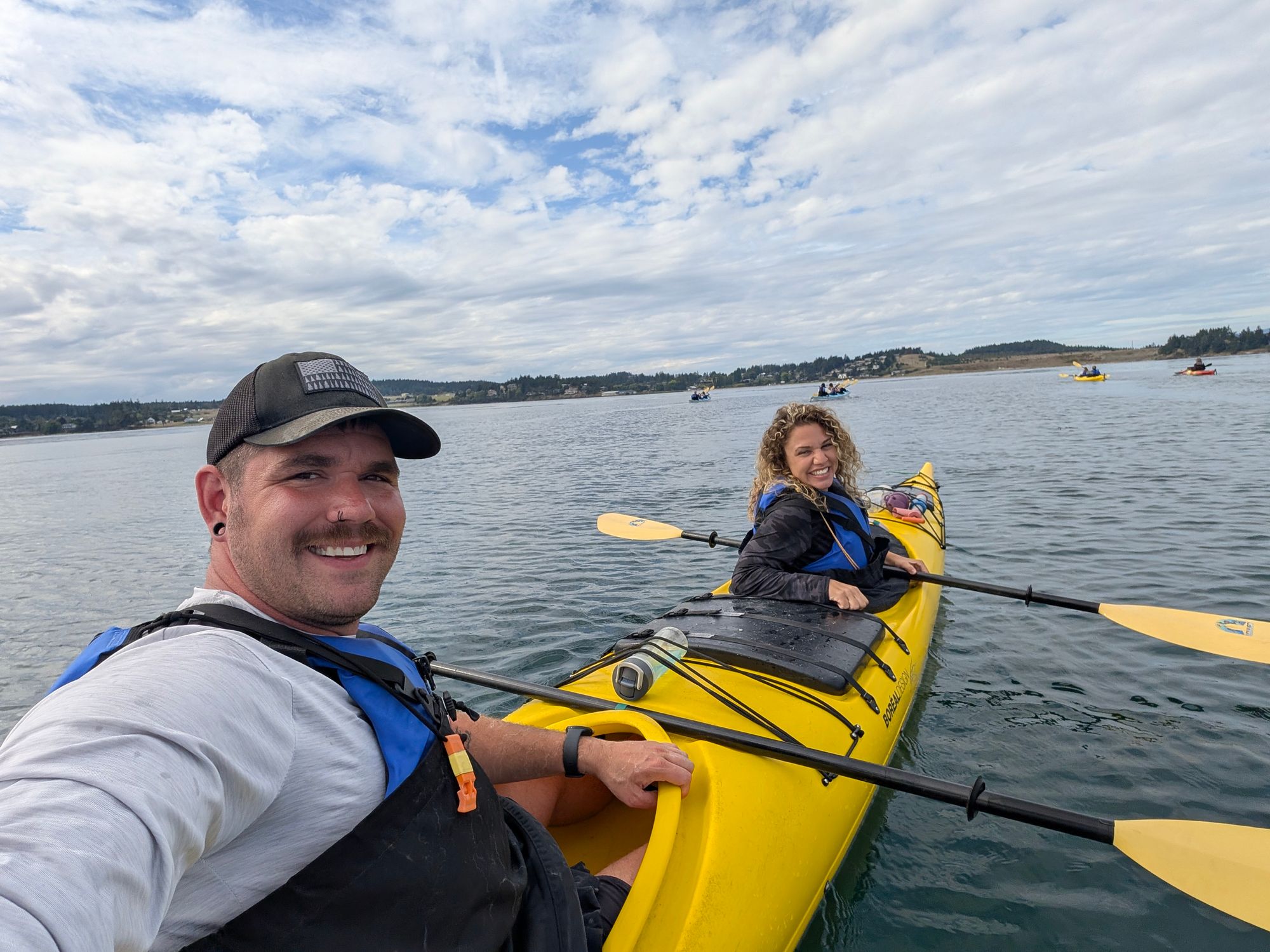 Kayaking off San Juan Island